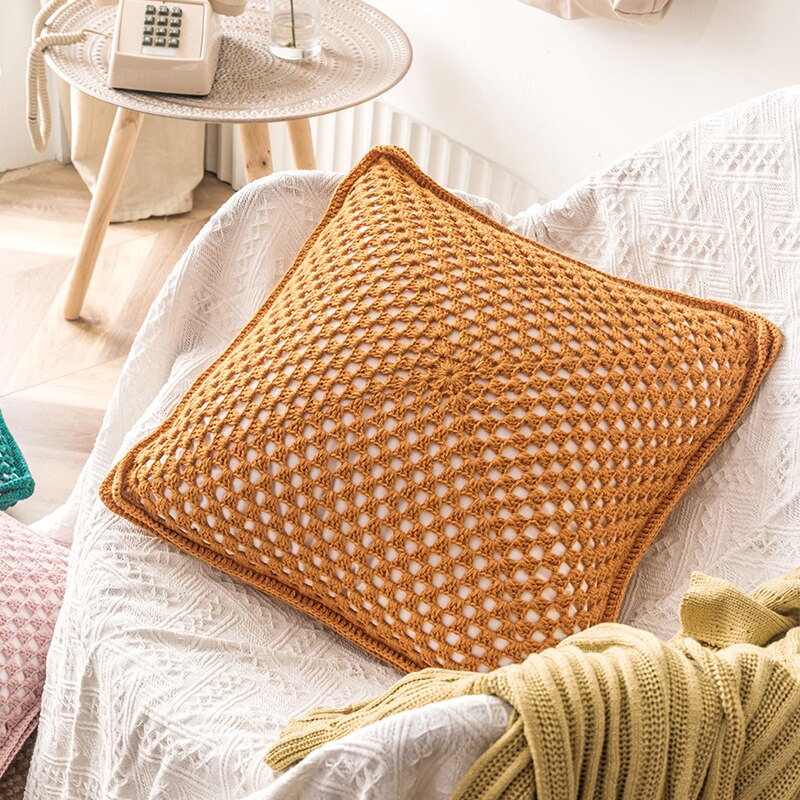 Vintage Summer Crochet Cushion Covers – mansionlikedecor