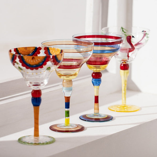 Festive Margarita Glass Coupes – mansionlikedecor