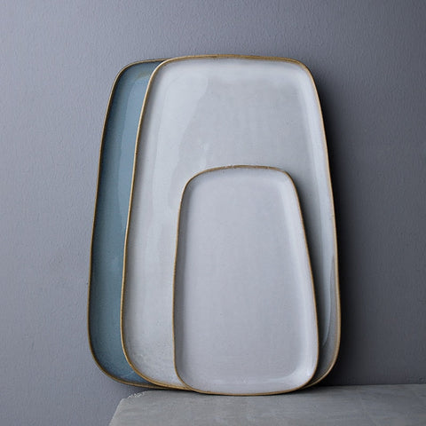 River Blue Ceramic Porcelain Dinnerware